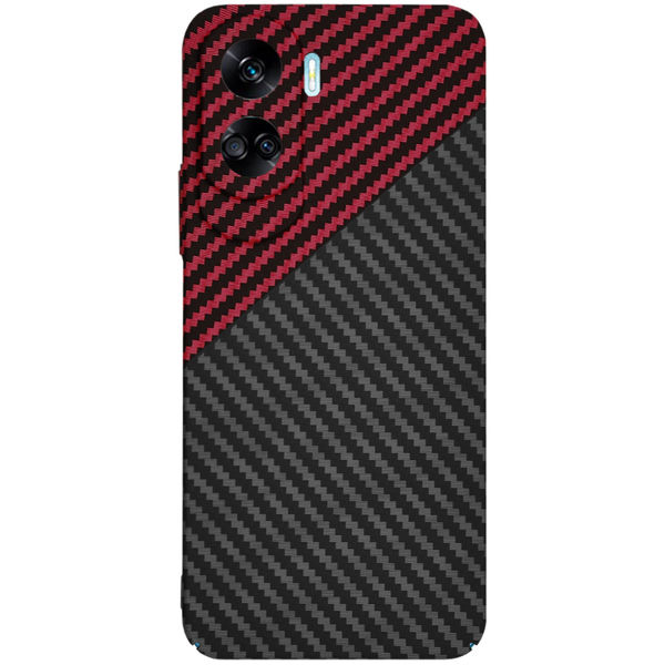 Techsuit - Carbonite FiberShell - Honor 90 Lite - Red Vortex