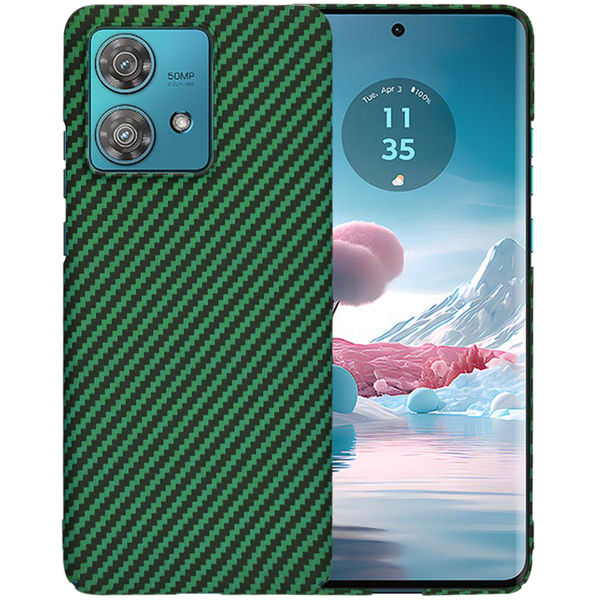 Techsuit - Carbonite FiberShell - Motorola Edge 40 Neo - Green