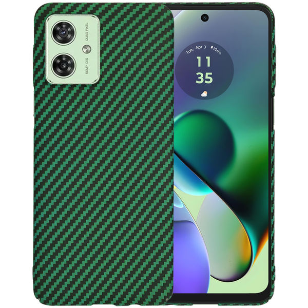 Techsuit - Carbonite FiberShell - Motorola Moto G54 / Moto G54 Power Edition / Moto G64 - Green