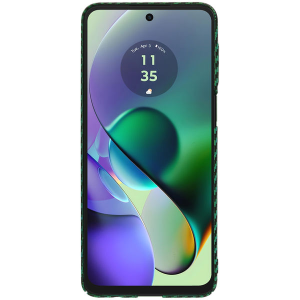 Techsuit - Carbonite FiberShell - Motorola Moto G54 / Moto G54 Power Edition / Moto G64 - Green