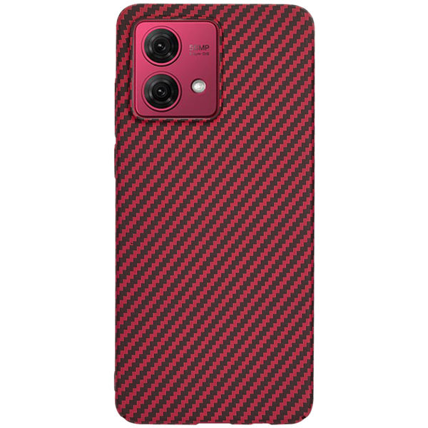 Techsuit - Carbonite FiberShell - Motorola Moto G84 - Red
