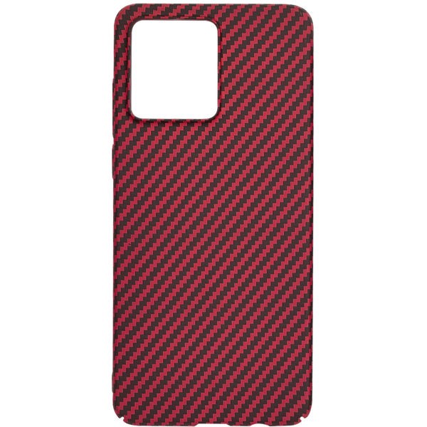 Techsuit - Carbonite FiberShell - Motorola Moto G84 - Red