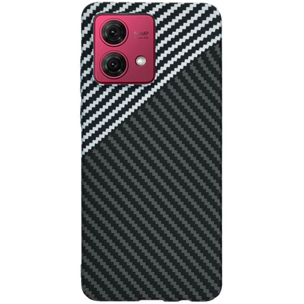 Techsuit - Carbonite FiberShell - Motorola Moto G84 - Stealth Gray
