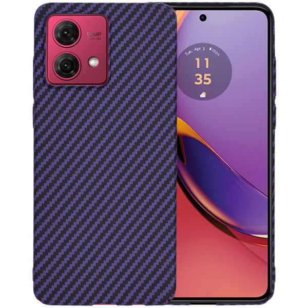 Techsuit - Carbonite FiberShell - Motorola Moto G84 - Purple
