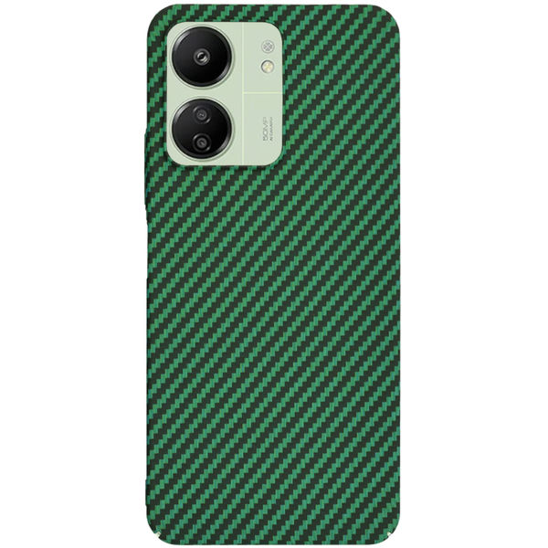 Techsuit - Carbonite FiberShell - Xiaomi Redmi 13C 4G / 13C 5G / C65 - Green