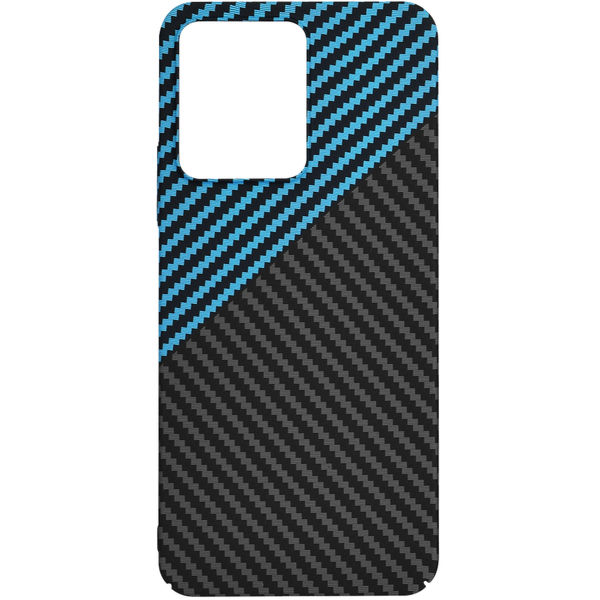 Techsuit - Carbonite FiberShell - Xiaomi Redmi 13C 4G / 13C 5G / C65 - Blue Pulse