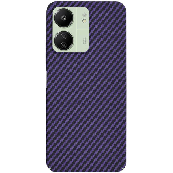 Techsuit - Carbonite FiberShell - Xiaomi Redmi 13C 4G / 13C 5G / C65 - Purple