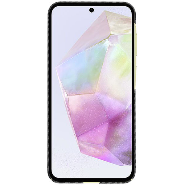 Techsuit - Carbonite FiberShell - Samsung Galaxy A35 5G - Black