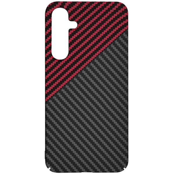 Techsuit - Carbonite FiberShell - Samsung Galaxy A35 5G - Red Vortex