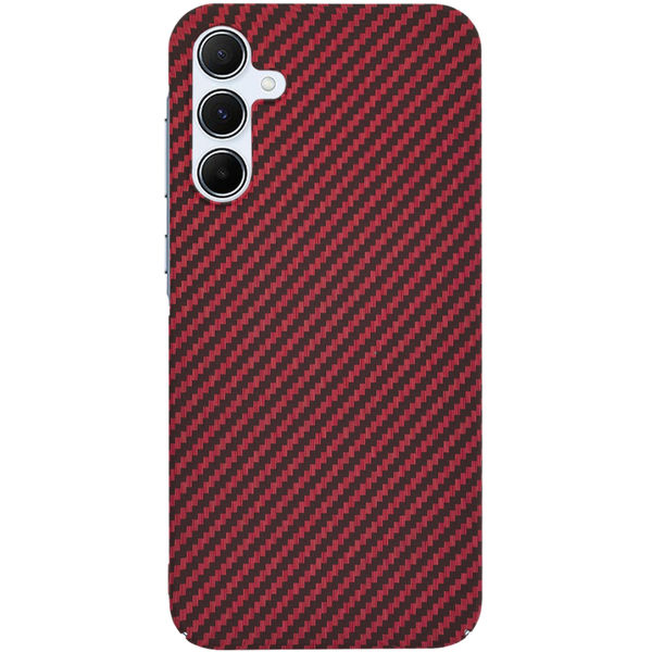 Techsuit - Carbonite FiberShell - Samsung Galaxy A55 5G - Red