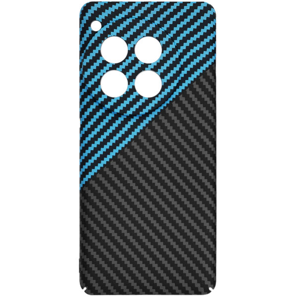 Techsuit - Carbonite FiberShell - OnePlus 12 - Blue Pulse