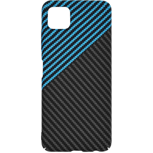 Techsuit - Carbonite FiberShell - Samsung Galaxy A22 5G - Blue Pulse