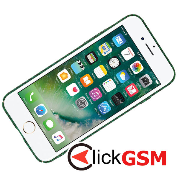 Techsuit - Carbonite FiberShell - iPhone 7 / iPhone 8 / iPhone SE 2, SE 2020 / iPhone SE 3, SE 2022 - Green