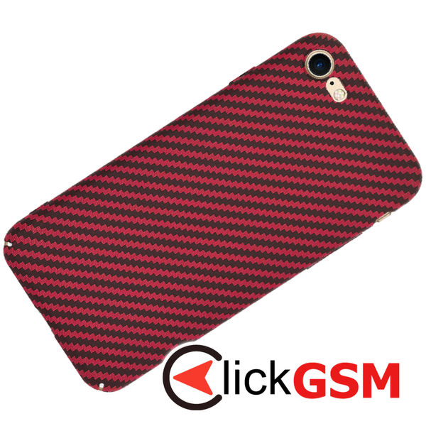 Techsuit - Carbonite FiberShell - iPhone 7 / iPhone 8 / iPhone SE 2, SE 2020 / iPhone SE 3, SE 2022 - Red