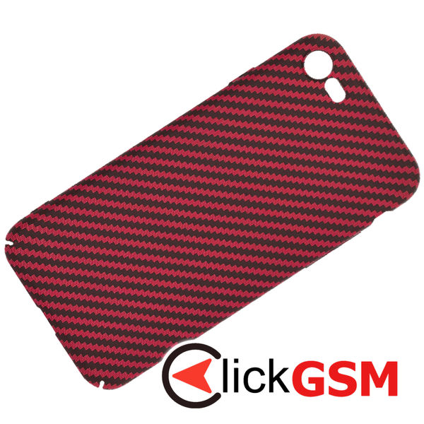 Techsuit - Carbonite FiberShell - iPhone 7 / iPhone 8 / iPhone SE 2, SE 2020 / iPhone SE 3, SE 2022 - Red