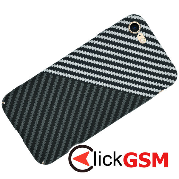 Techsuit - Carbonite FiberShell - iPhone 7 / iPhone 8 / iPhone SE 2, SE 2020 / iPhone SE 3, SE 2022 - Stealth Gray