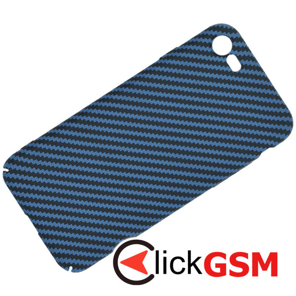 Techsuit - Carbonite FiberShell - iPhone 7 / iPhone 8 / iPhone SE 2, SE 2020 / iPhone SE 3, SE 2022 - Cyan