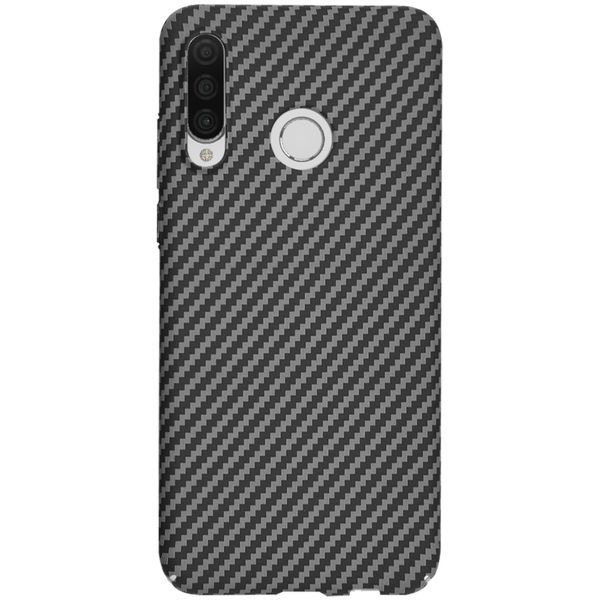 Techsuit - Carbonite FiberShell - Huawei P30 Lite / P30 Lite New Edition - Black