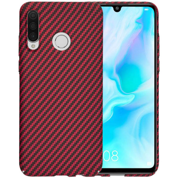 Techsuit - Carbonite FiberShell - Huawei P30 Lite / P30 Lite New Edition - Red