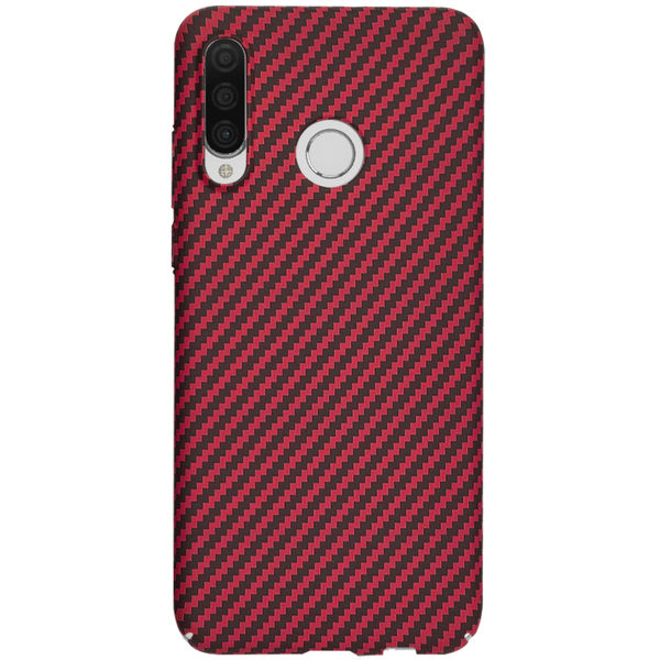 Techsuit - Carbonite FiberShell - Huawei P30 Lite / P30 Lite New Edition - Red