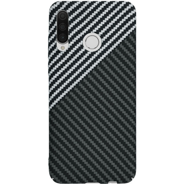 Techsuit - Carbonite FiberShell - Huawei P30 Lite / P30 Lite New Edition - Stealth Gray