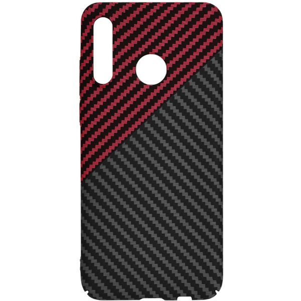 Techsuit - Carbonite FiberShell - Huawei P30 Lite / P30 Lite New Edition - Red Vortex