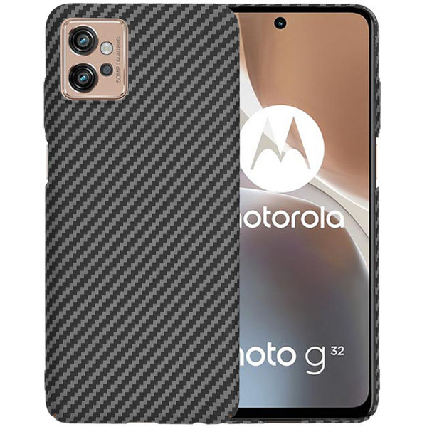Techsuit - Carbonite FiberShell - Motorola Moto G32 - Black