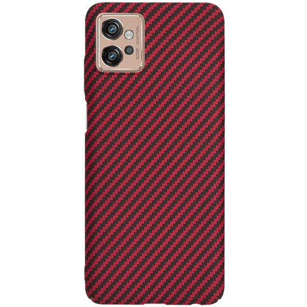 Techsuit - Carbonite FiberShell - Motorola Moto G32 - Red