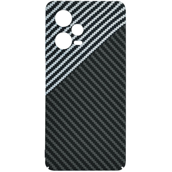 Techsuit - Carbonite FiberShell - Xiaomi Redmi Note 12 Pro 5G - Stealth Gray