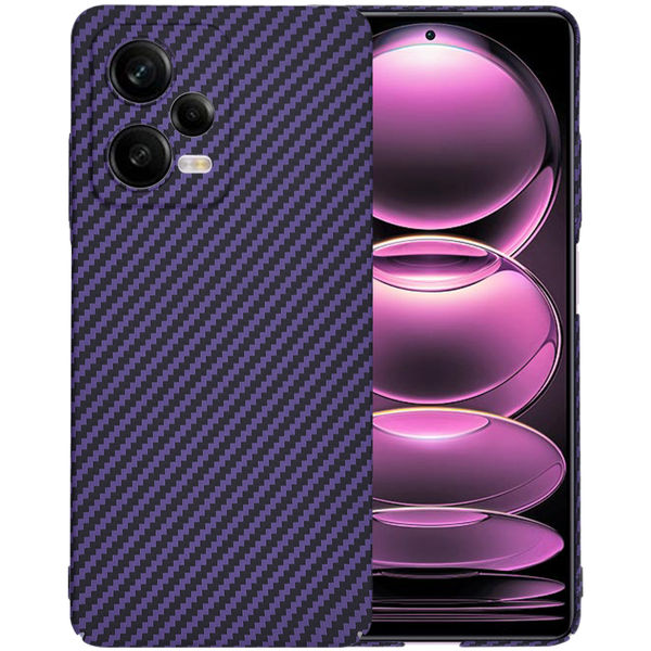 Techsuit - Carbonite FiberShell - Xiaomi Redmi Note 12 Pro 5G - Purple