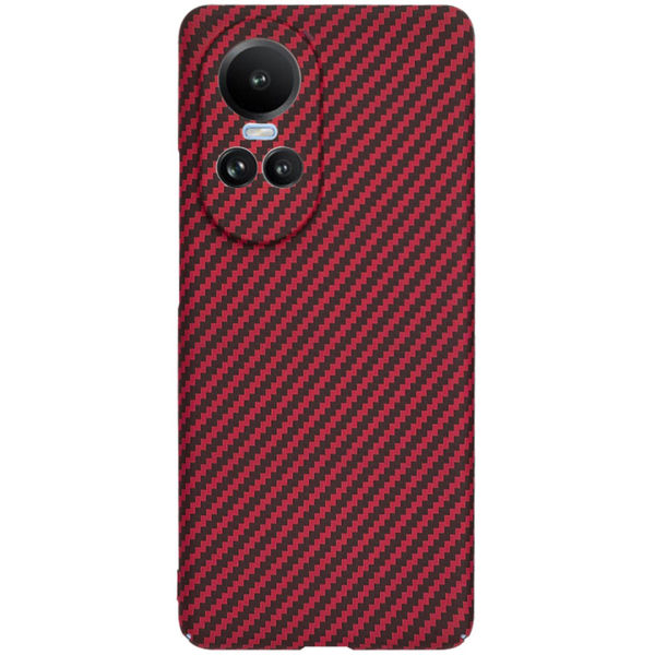 Techsuit - Carbonite FiberShell - Oppo Reno10 / Reno10 Pro - Red