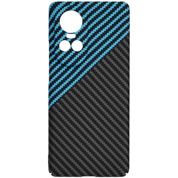 Techsuit - Carbonite FiberShell - Oppo Reno10 / Reno10 Pro - Blue Pulse