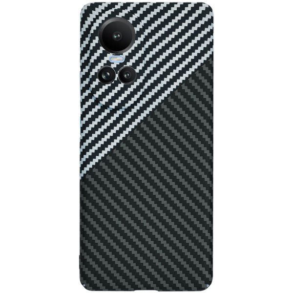 Techsuit - Carbonite FiberShell - Oppo Reno10 / Reno10 Pro - Stealth Gray