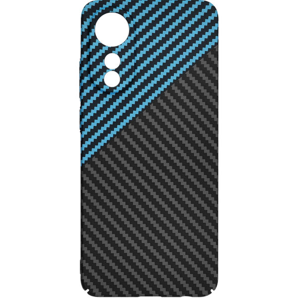 Techsuit - Carbonite FiberShell - Oppo A78 4G - Blue Pulse