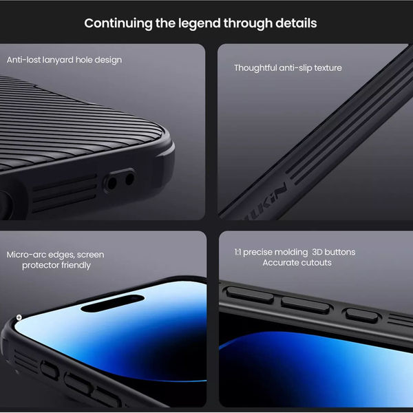 Nillkin - CamShield Pro - iPhone 16 Plus - Black