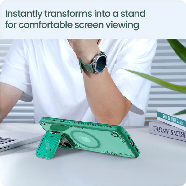 Nillkin - Iceblade Prop Magnetic (without Camera Cutout) - iPhone 16 Pro - Green