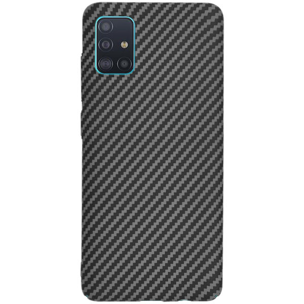 Techsuit - Carbonite FiberShell - Samsung Galaxy A51 4G - Black