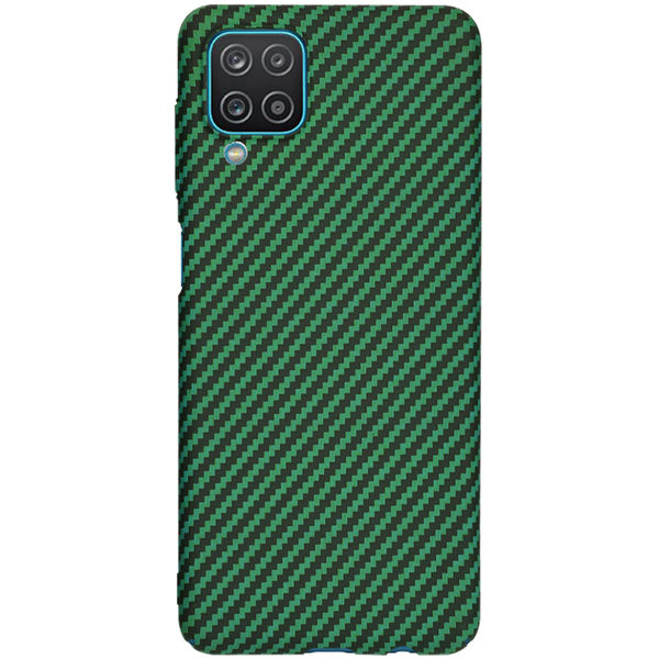 Techsuit - Carbonite FiberShell - Samsung Galaxy A12 / A12 Nacho / M12 / F12 - Green