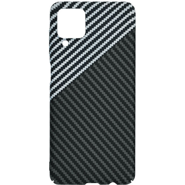 Techsuit - Carbonite FiberShell - Samsung Galaxy A12 / A12 Nacho / M12 / F12 - Stealth Gray