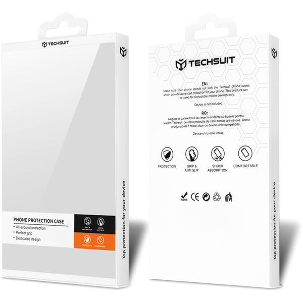 Techsuit - Carbonite FiberShell - Samsung Galaxy S21 5G - Purple