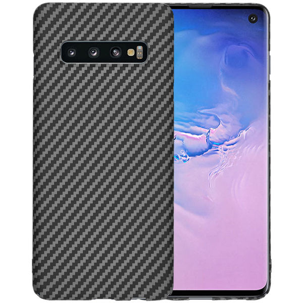 Techsuit - Carbonite FiberShell - Samsung Galaxy S10 - Black