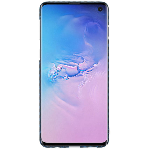 Techsuit - Carbonite FiberShell - Samsung Galaxy S10 - Cyan
