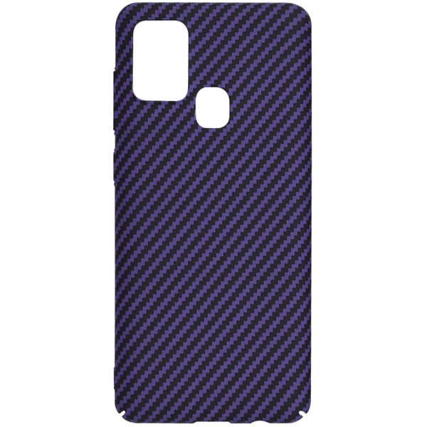 Techsuit - Carbonite FiberShell - Samsung Galaxy A21s - Purple