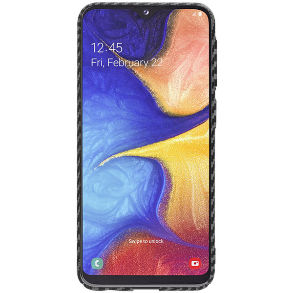 Techsuit - Carbonite FiberShell - Samsung Galaxy A20e - Black