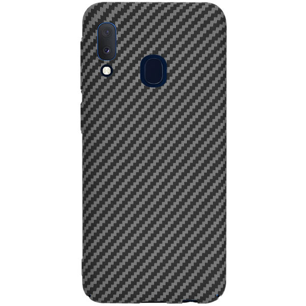 Techsuit - Carbonite FiberShell - Samsung Galaxy A20e - Black