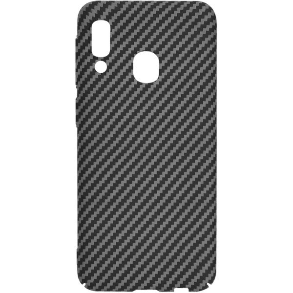 Techsuit - Carbonite FiberShell - Samsung Galaxy A20e - Black