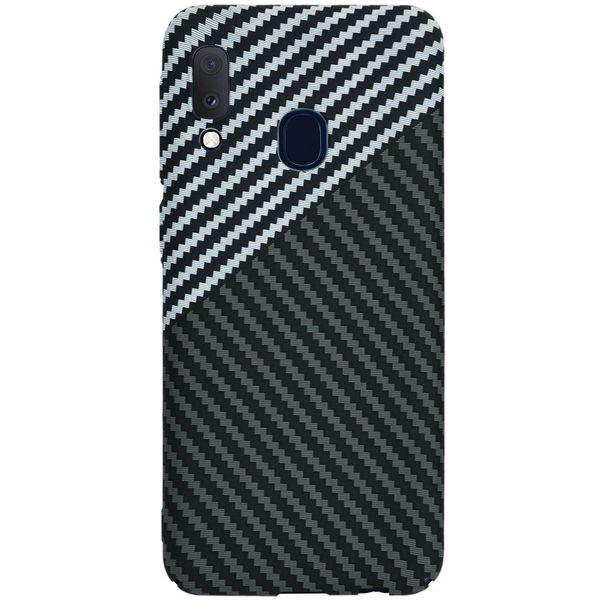 Techsuit - Carbonite FiberShell - Samsung Galaxy A20e - Stealth Gray