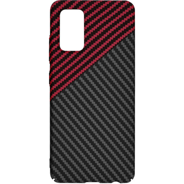 Techsuit - Carbonite FiberShell - Samsung Galaxy A32 4G - Red Vortex