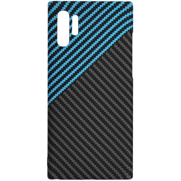 Techsuit - Carbonite FiberShell - Samsung Galaxy Note 10 Plus 4G / Note 10 Plus 5G - Blue Pulse