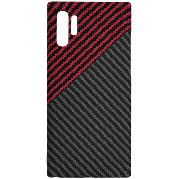 Techsuit - Carbonite FiberShell - Samsung Galaxy Note 10 Plus 4G / Note 10 Plus 5G - Red Vortex